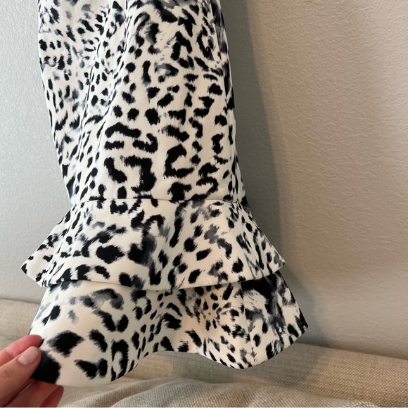 Keepsake The Label Borderline Dress Snow Leopard XS - Picture 6 of 8